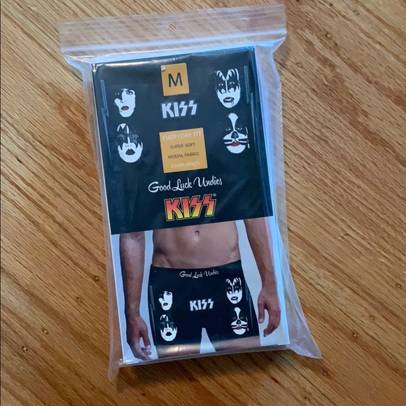 Good Luck Undies Mens KISS Band Boxer Brief Underwear